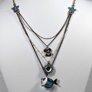Betsey Johnson Jewelry - Betsey Johnson Fish & Crab Necklace Betsey Johnson Jewelry - Betsey Johnson Fish & Crab Necklace